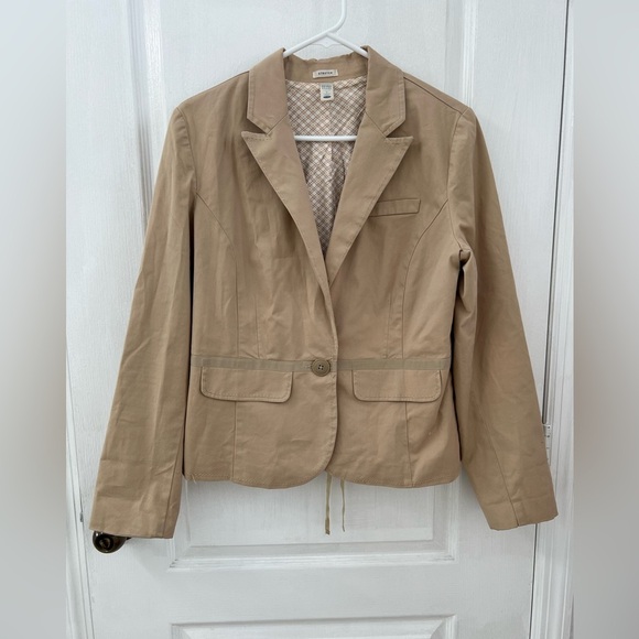 Old Navy Vintage Beige Jacket (Size L) - Picture 1 of 10